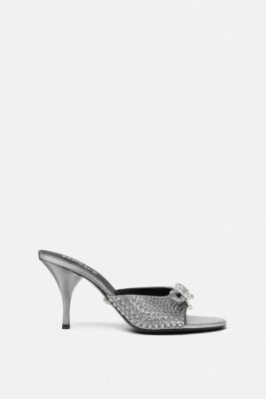 Opera Bow Embellished Mules 85 mm