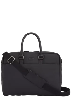 OSPREY LONDON The Grantham Waxed Canvas and Leather Laptop Bag