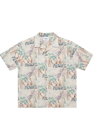 Parlez Cove Cotton Regular Fit Tropical Print Shirt, Beach