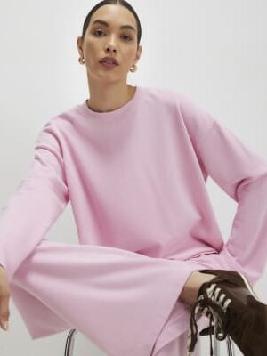 Pink Long Sleeve Sweatshirt