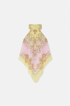 Printed Cover-Up Foulard Top