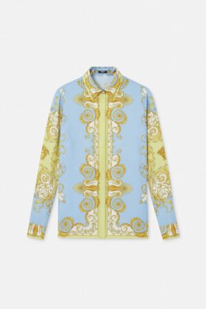 Printed Silk Twill Shirt