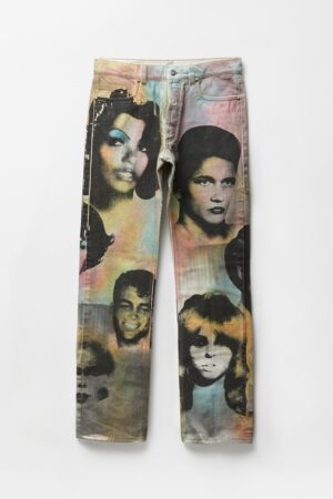 Printed Straight Jeans
