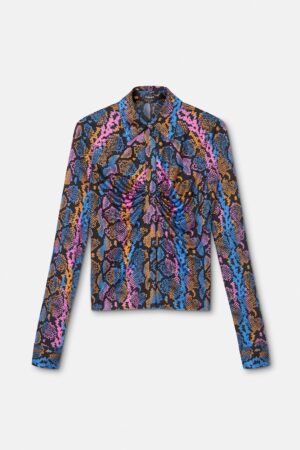 Printed Viscose-Jersey Shirt