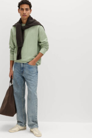 Pure Cotton Garment Dye Sweatshirt