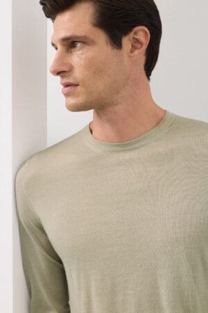 Pure Extra Fine Merino Wool Crew Neck Jumper