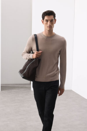 Pure Extra Fine Merino Wool Crew Neck Jumper