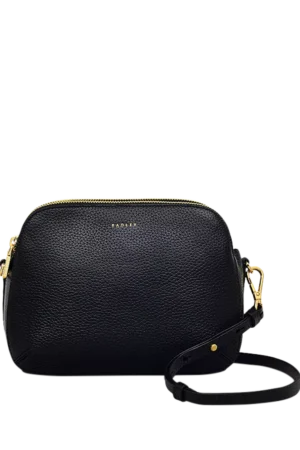 Radley Dukes Place Leather Medium Zip Top Cross Body Bag
