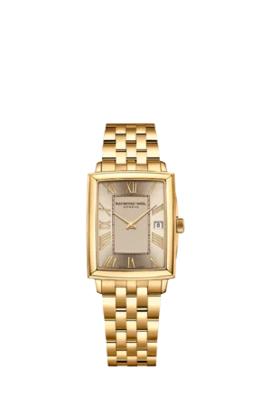 Raymond Weil Men's Toccata 34 Date Bracelet Strap Watch, Gold