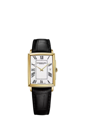 Raymond Weil Men's Toccata 37 Roman Numeral Date Leather Strap Watch