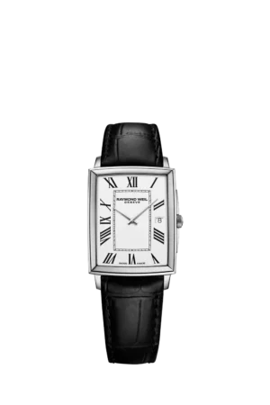 Raymond Weil Men's Toccata 37 Roman Numeral Date Leather Strap Watch