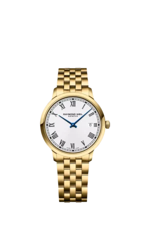 Raymond Weil Men's Toccata 39.5 Date Roman Numerals Bracelet Strap Watch