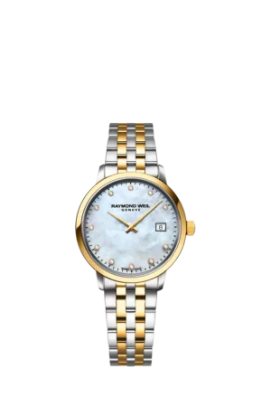Raymond Weil Toccata 29 Mother of Pearl Diamond Bracelet Strap Watch
