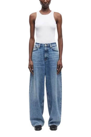 Samsøe Samsøe Harper Cotton Denim Jeans, Blue