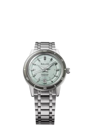 Seiko SRPL71J1 Men's Bracelet Strap Watch, Ice Green