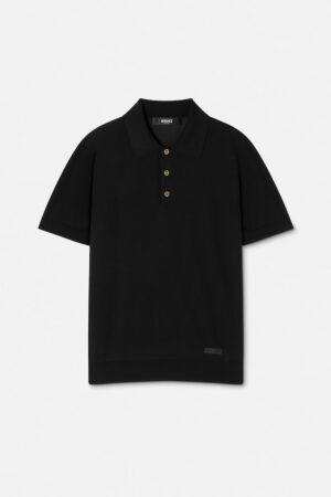 Silk-Cotton Knit Polo