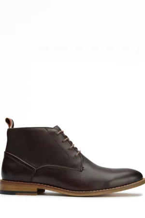 Simon Carter Byrd 2 Chukka Leather Boots, Brown