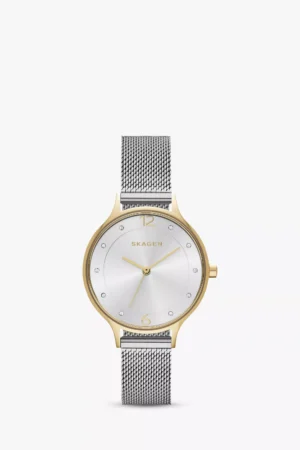 Skagen SKW2340 Women's Anita Mesh Bracelet Strap Watch, Silver
