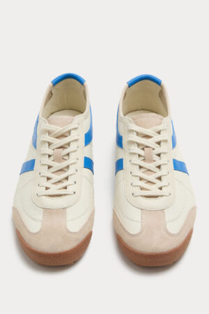 Slimline Leather Trainers