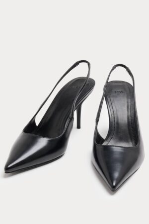 Stiletto Heel Pointed Sling Back Shoes