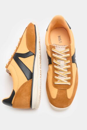 Suede Side Detail Trainers