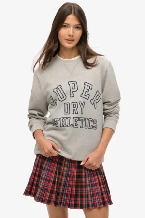 Superdry Mid Rise Check Mini Skirt, Multi