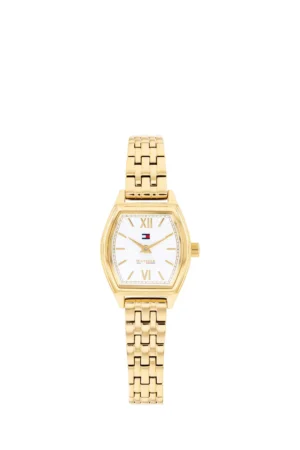 Tommy Hilfiger 1782870 Women's Rectangular Bracelet Strap Watch, Gold