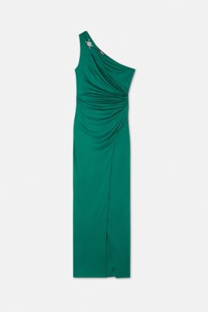 Viscose-Jersey Draped Gown