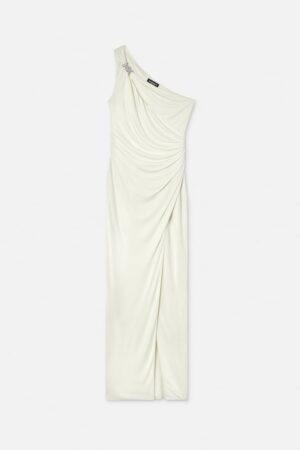 Viscose-Jersey Draped Gown
