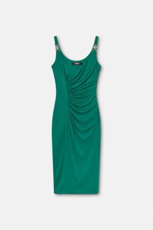 Viscose-Jersey Midi Dress