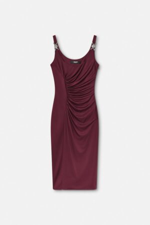 Viscose-Jersey Midi Dress