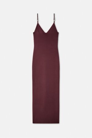 Viscose Knit Midi Dress