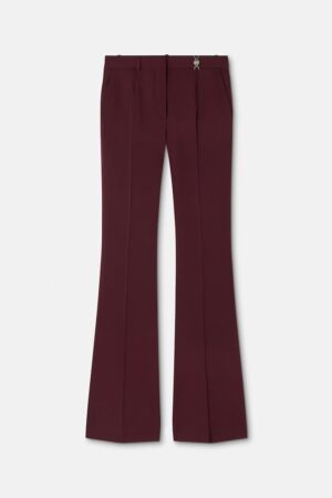 Wool-Blend Formal Trousers