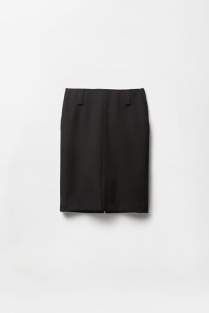 Wool Pencil Skirt